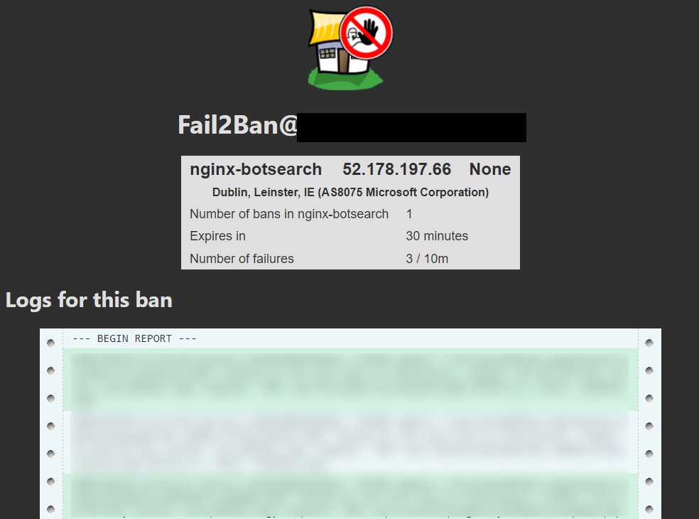 Fail2Ban Email Report